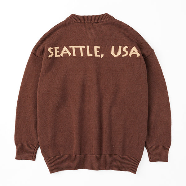 カブー メンズ ニットカーディガン