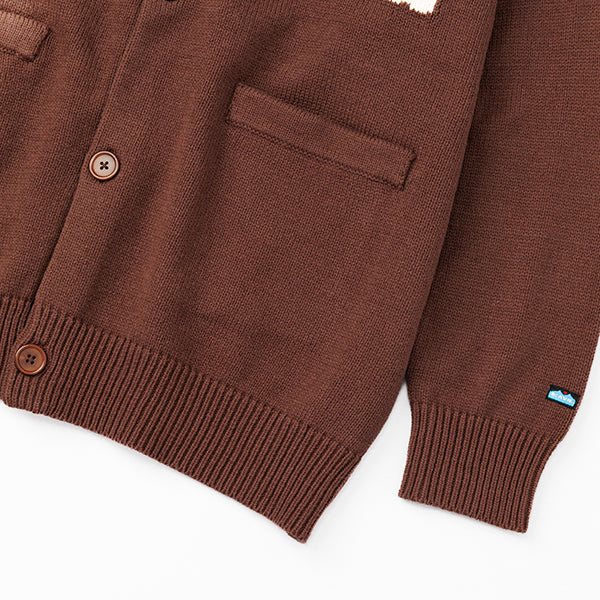 カブー メンズ ニットカーディガン