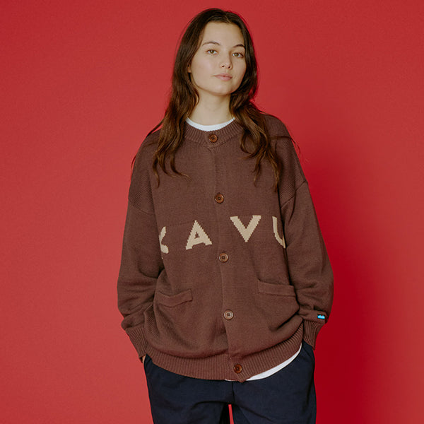 カブー メンズ ニットカーディガン