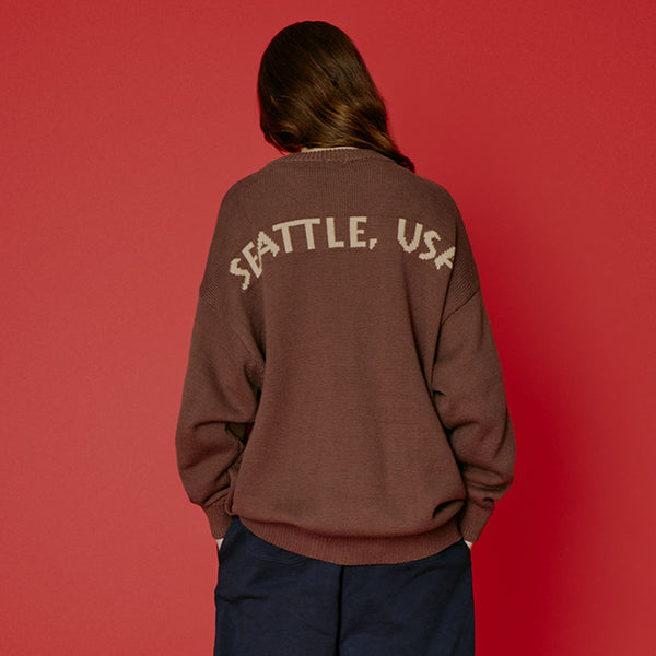 カブー メンズ ニットカーディガン