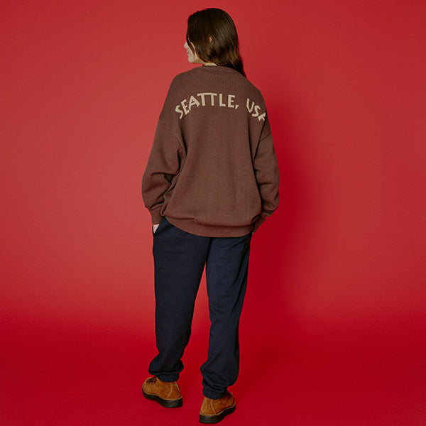 カブー メンズ ニットカーディガン