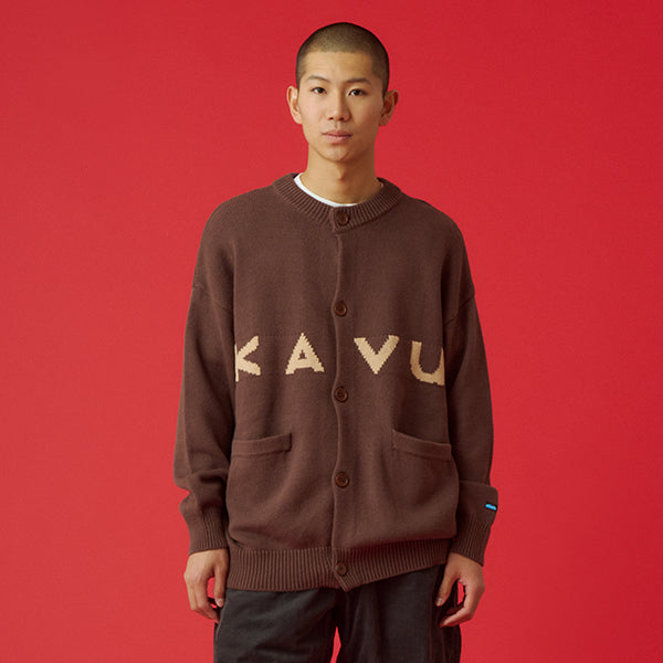 カブー メンズ ニットカーディガン