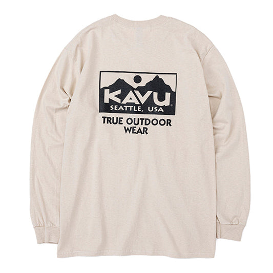 カブー メンズ トゥルーロゴ ロングスリーブ Tシャツ