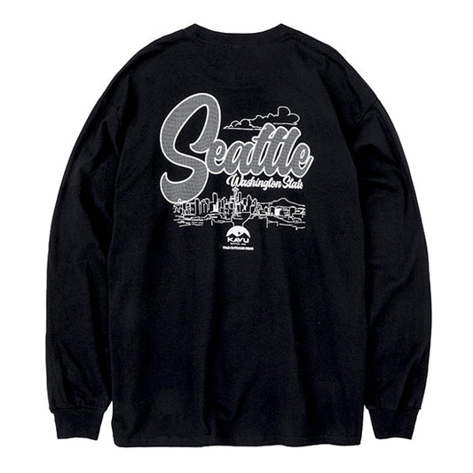 カブー メンズ シアトル ロングスリーブ Tシャツ