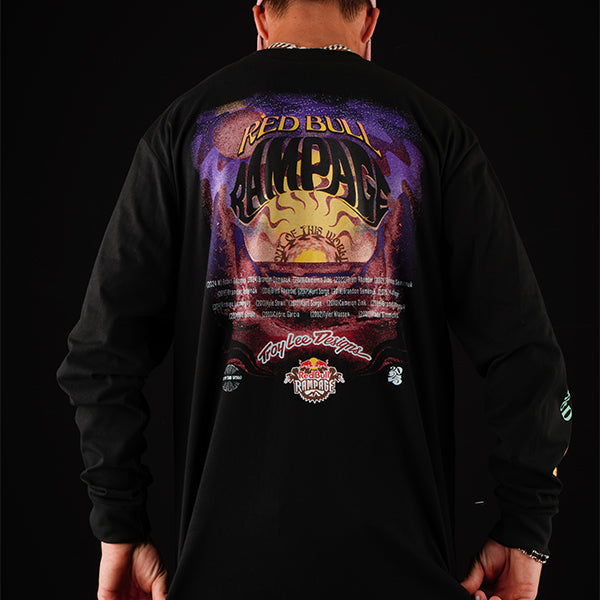 トロイリーデザインズ ロングスリーブT トロイリーデザインズ×レッドブルランページ ヴァリー・オブ・ゴッズ ブラック