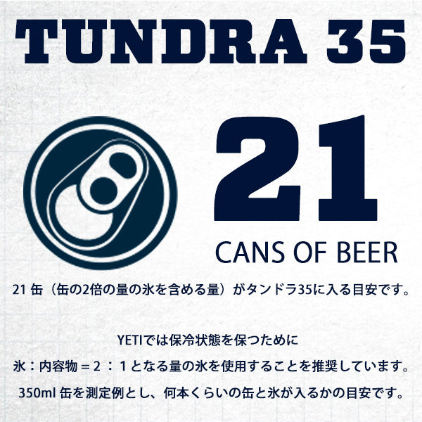 イエティ クーラーボックス タンドラ35