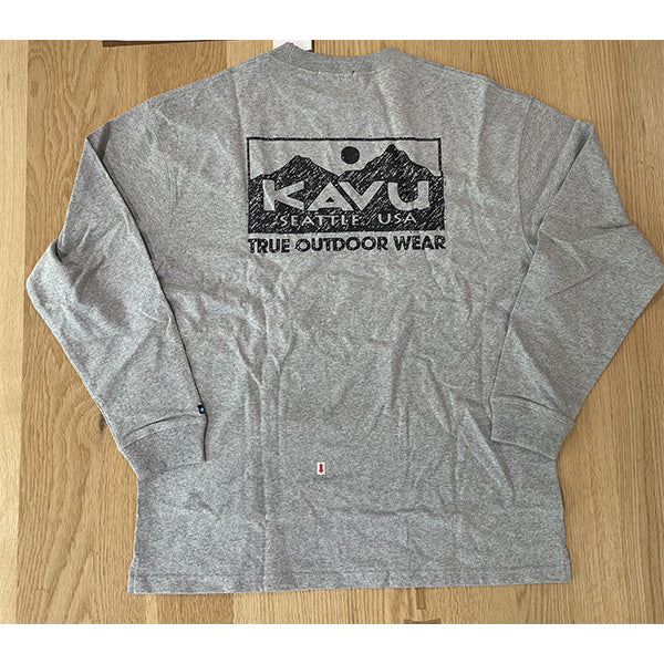 カブー Bear LSTee H/Gry Mサイズ ニコアンド別注 社員特別販売
