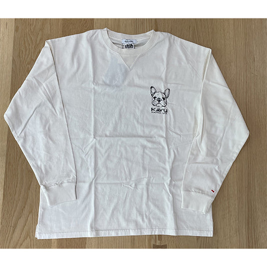 カブー LS Tee Dog Ivory Mサイズ ニコアンド別注 社員特別販売