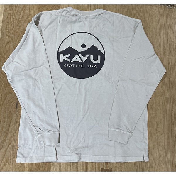 カブー Dog LS Tee Ivory Lサイズ ニコアンド別注 社員特別販売